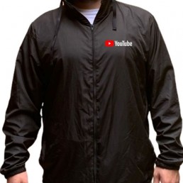 Jaqueta Corta Vento em Nylon. Tactel Personalizada