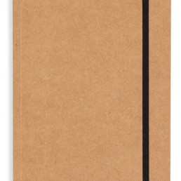 Caderneta Tipo Moleskine Em Material Kraft Personalizado