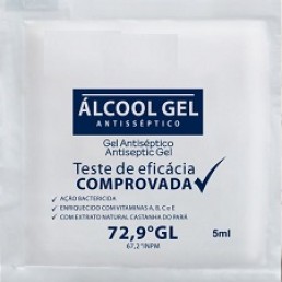 Álcool Gel 70% Antisséptico Sache