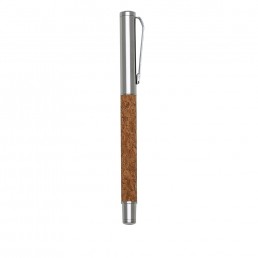 Caneta Metal Roller Com Cortiça Personalizada