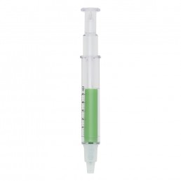 Caneta Seringa Marca Texto Personalizada