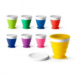 Copo De Viagem Dobrável 240 Ml Personalizado