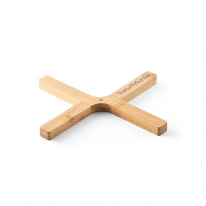 Descanso de Panela em Bambu Personalizado Descanso de Panela em Bambu Personalizado