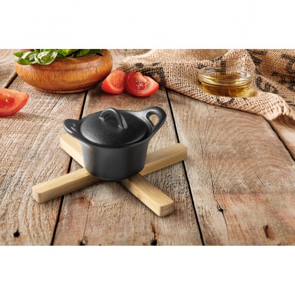 Descanso de Panela em Bambu Personalizado Descanso de Panela em Bambu Personalizado